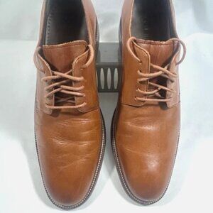 Cole Haan Men's Shoes Size 10 Grand Atlantic Oxford British Tan Leather Dress